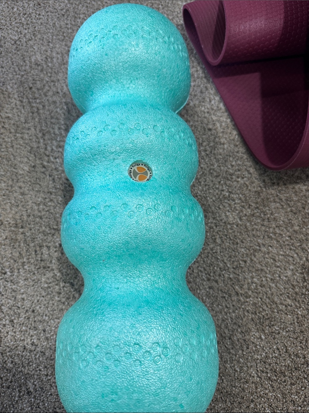 Rollga Foam Roller Massage Roller - Turquoise